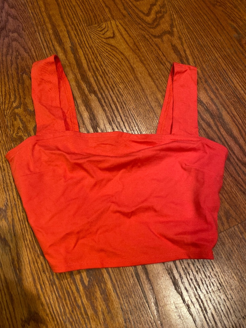 Urban outfitters red cropped tank top